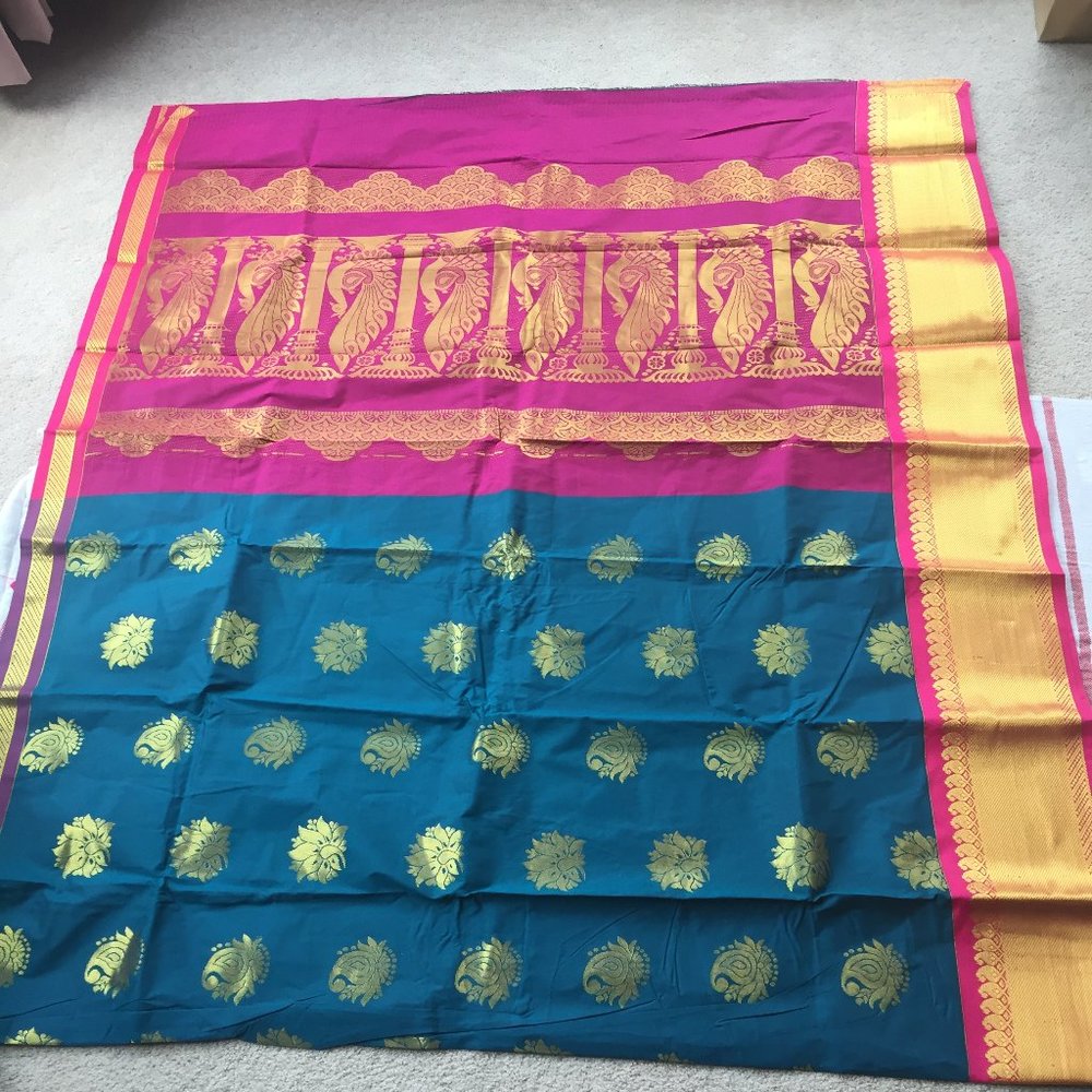 NEW Silk Saree with zari work